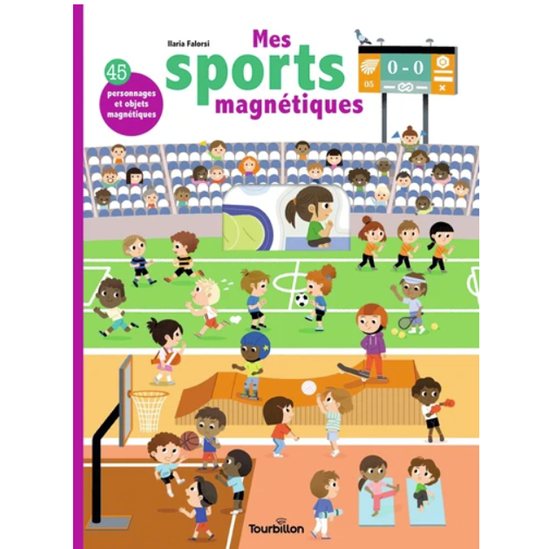 My magnetic sports - With 45 magnetic characters and objects