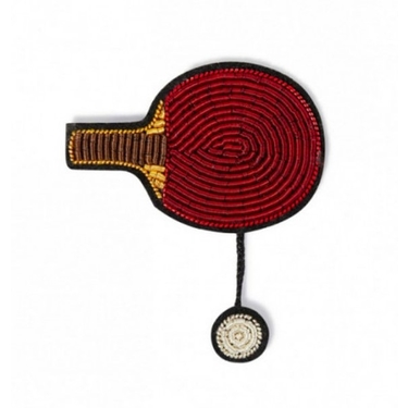 Ping pong brooch