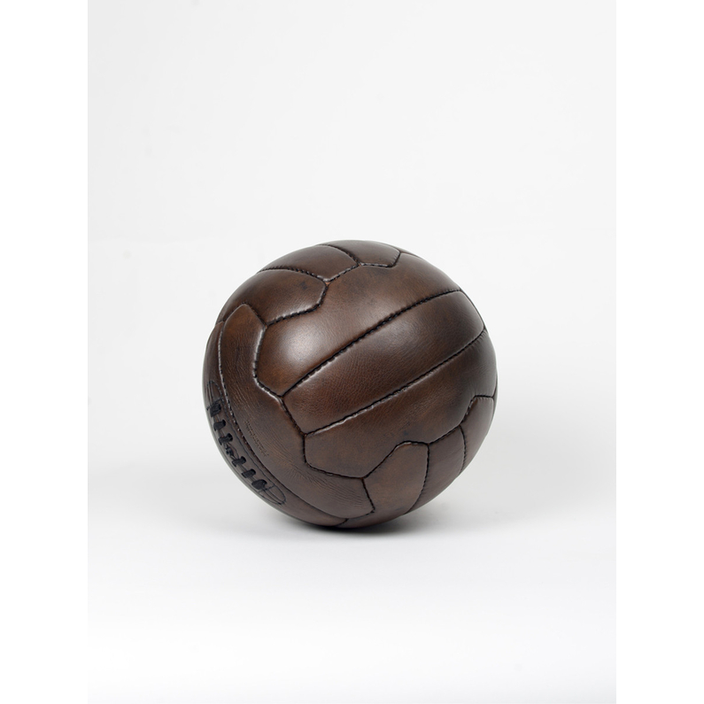 Leather soccer ball 1950
