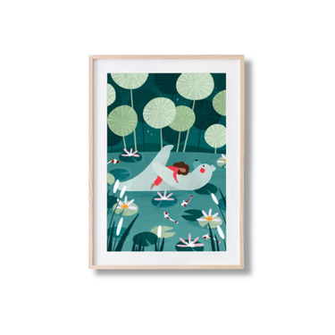 Lily Pond Print A4