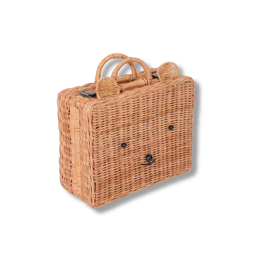 Rattan Teddy Bear Suitcase