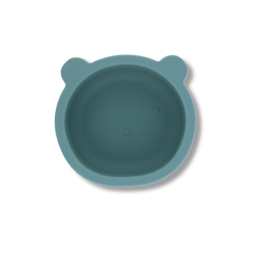 Bol Ours Silicone Bleu Ciel