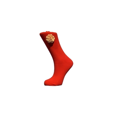 Chaussettes exclusives Paul Poiret - Rouge