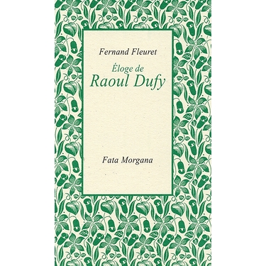 Éloge de Raoul Dufy