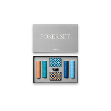 Classic Poker Game - Blue & Orange