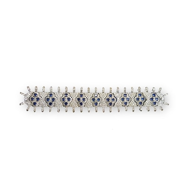 Blue Stone Rhinestone Bracelet