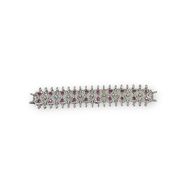 Red Stone Rhinestone Bracelet