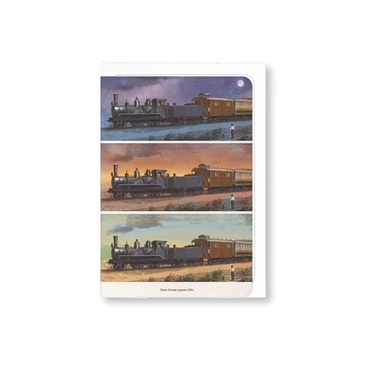 Carte postal A6 Le premier Orient-express (1883)
