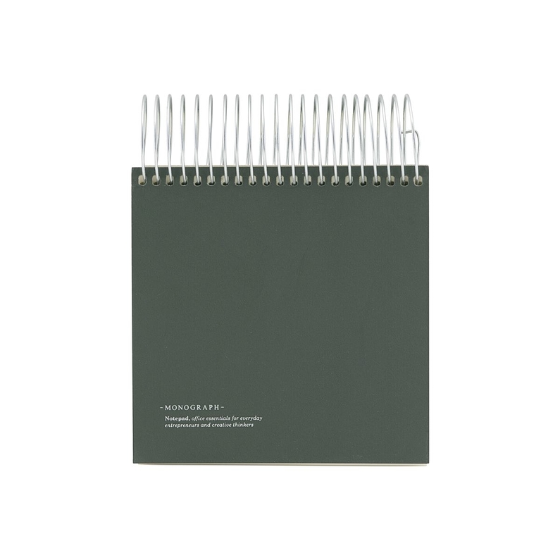 Green notepad