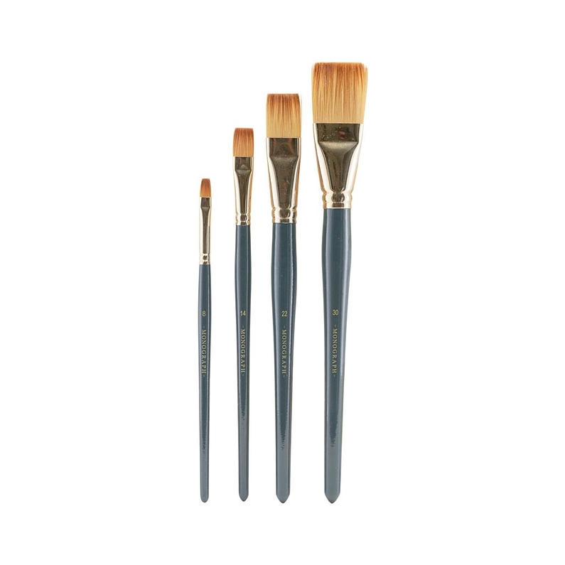 Acrylic brushes x4