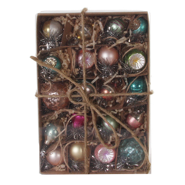 Set of 20 mini ornaments