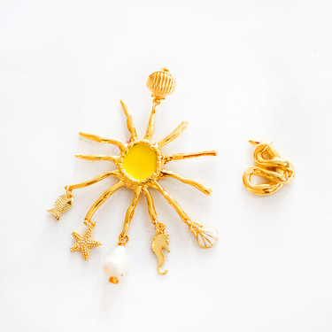 Boucles d'Oreilles My Golden Sunshine