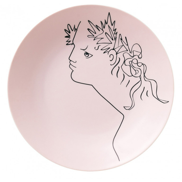 27cm Pink Cocteau Plate