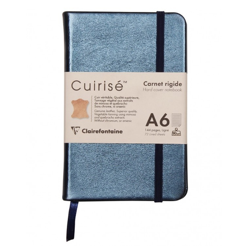 Leather notebook A5 Cerise Line
