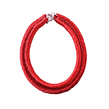 Red Metallic Necklace